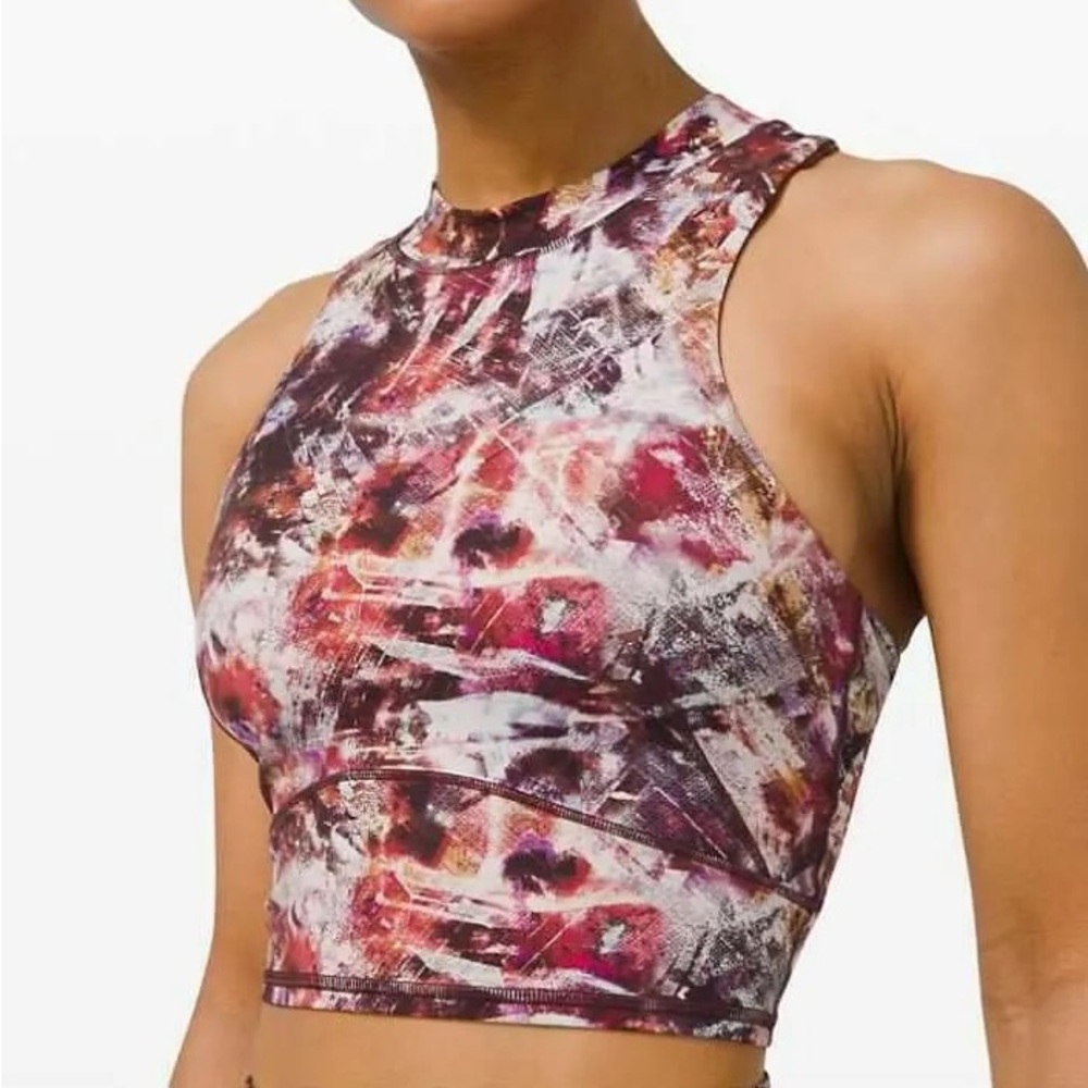 Lululemon Everlux and Mesh Cropped Tank